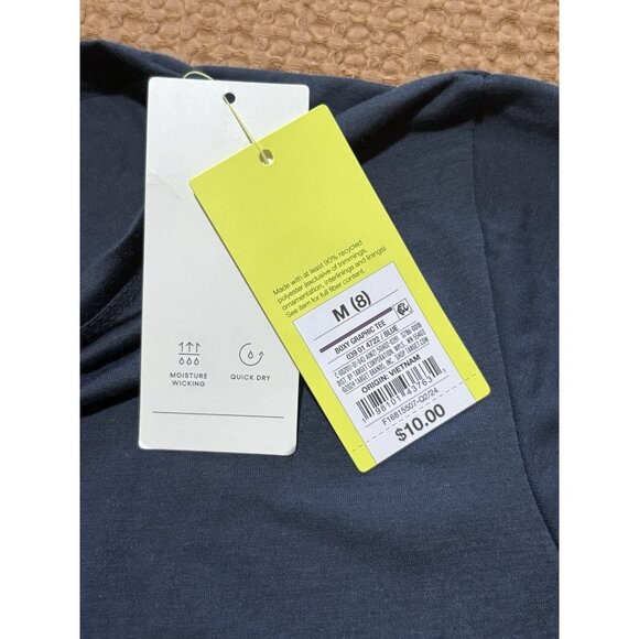 All in Motion Girls Core Boxy Athletic T-Shirt Workout Tee Blue Size M (8) - Picture 3 of 5